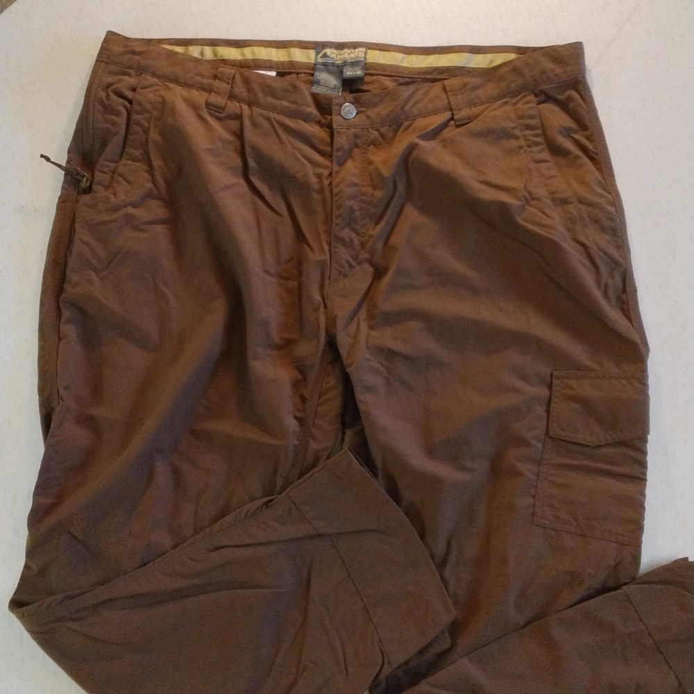 Chocolate Brown Mountain Khakis Hiking Pants 44x30